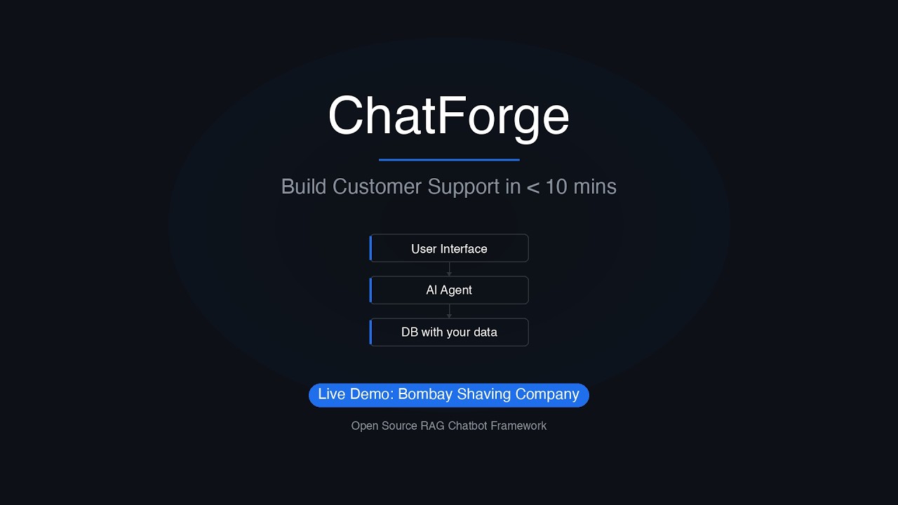 ChatForge: Open-Source RAG Chatbot Framework