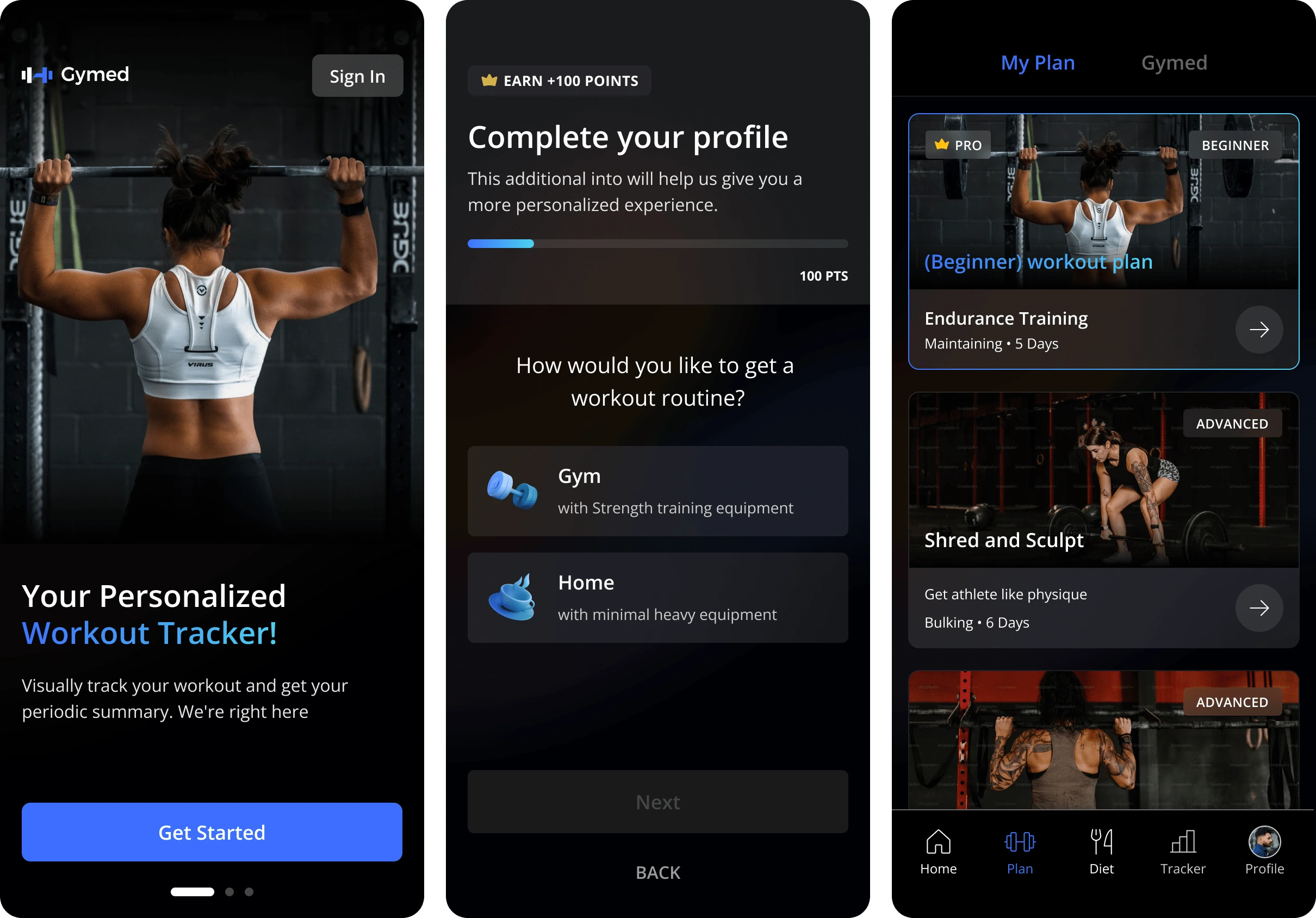 Gymed - A Comprehensive Fitness App